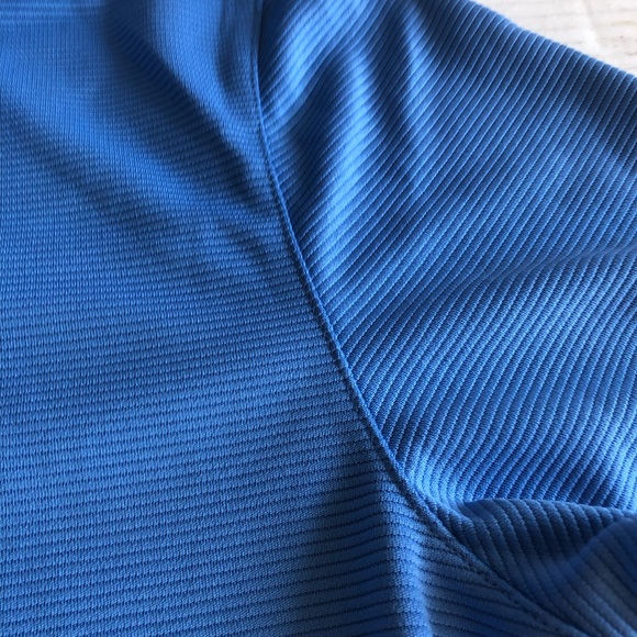 Alfani Men’s Synthetic Polo Shirt Stretch, Luminous Blue, M - Picture 3 of 4